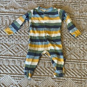 Magnetic Me Footie Pajamas, size 0-3M - Blue, Yellow, Green